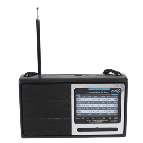 Radio portátil AM FM SW con Bluetooth y batería recargable miniatura 1