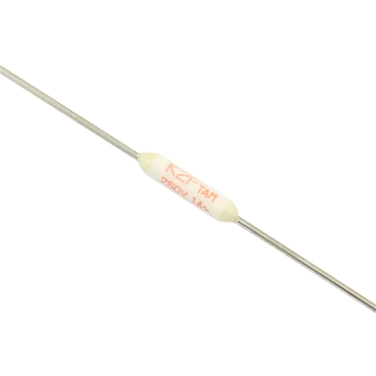 Thermal Fuse Links Axial Lead TF 1A 250V / 2A 125V 3A 50V DC Temperature K2F K3F K4F K6F 5Pcs(127C 1A 250V K4F)
