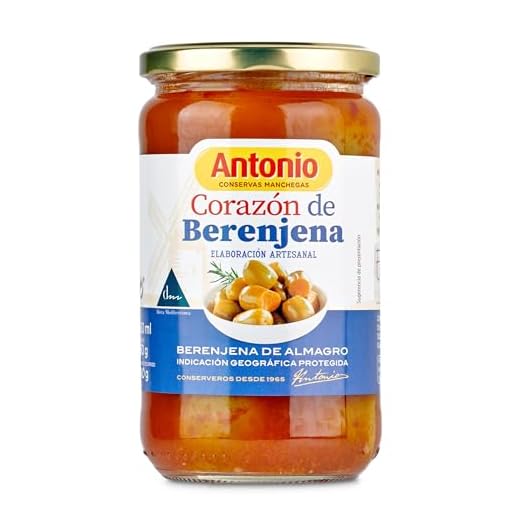 ANTONIO corazones de berenjena frasco 300 gr