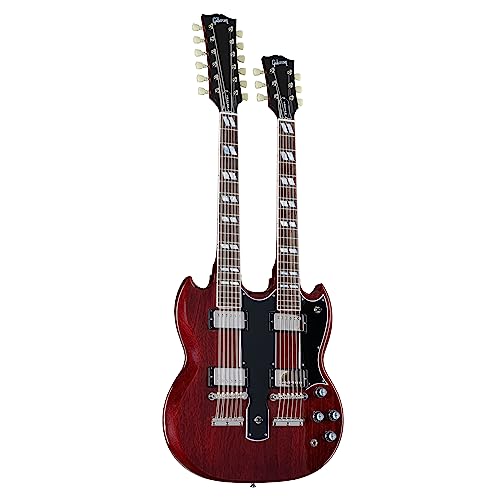 Gibson EDS-1275 Double Neck Cherry Red #CS300503 – Guitare Électrique Personnalisée - Les Beatles, Paul McCartney, John Lennon, RIngo Starr, George Harrison Gibson EDS-1275 Double Neck Cherry Red #CS300503 - Guitare Électrique Personnalisée