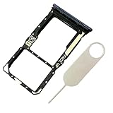 Micro SD SIM Card Tray Slot Holder Parts Replacement for Motorola Moto G Power 5G 2025 XT2515 with Eject Pin (Purple)