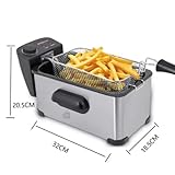 3.5L 2,500W Electric Oil Fryer For Potatoes Industrial Type Deep Fryer