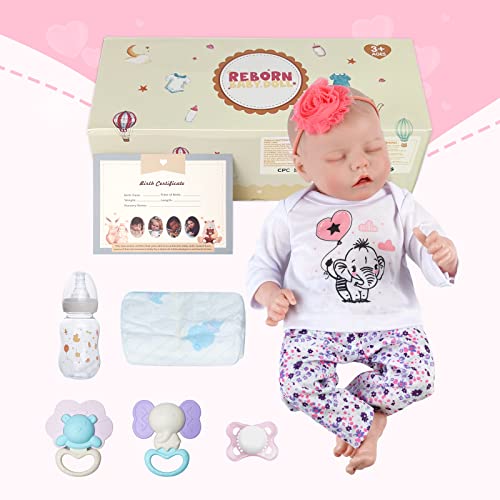 Jizhi Lifelike Reborn Baby Dolls - 0-3 Months Baby Soft Body Realistic-Newborn Baby Dolls Real Life Baby Dolls With Feeding Kit & Gift Box For Kids Age 3 + Or Collection3 #TOP6