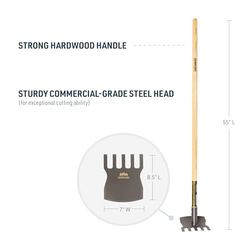 Rastrillo Azada Gempler's Acero Mango Madera 55" miniatura 6