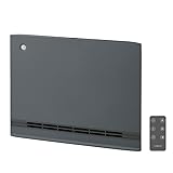 スリーアップ 超薄型 パネルセラミックヒーター 節電/室温センサー付 大風量 1200W 速暖モード付 温度設定 ワイドタイプ温風 安全設計 リモコン付 グレー CH-AZ0697GY