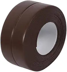 Fita Antiderrapante para Banheiro - Adesivo PVC Multiuso, Vedação Impermeável à Prova D'Água(Café)