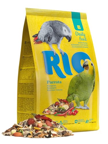 RIO Aliment Complet pour perroquets | 3 kg | Mélange spécialement formulé de graines et céréales sélectionnées, saines et appréciées | pour répondre aux...