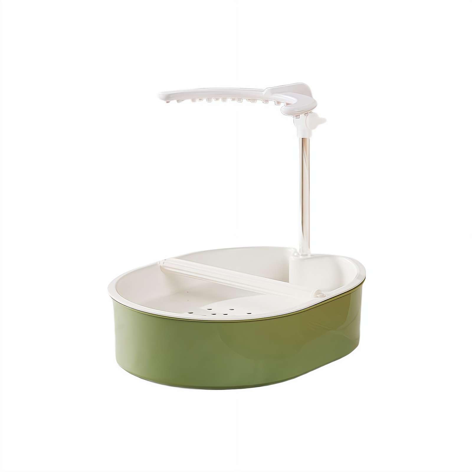 Baño para pájaros USB con ducha de lluvia y percha para periquitos