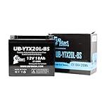 Replacement for YTX20L-BS Battery 12V 18AH - Compatible with RZR 800 Battery for UTV ATV Motorcycle, ETX20L YTX20L YTX20-BS 20L BS CTX20HL-BS TX20HL YTX20H-BS 20HL-BS YTX20HL-BS