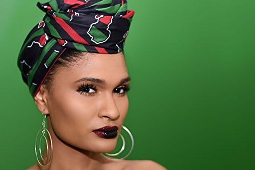 African Royale Black and White African Headwrap
