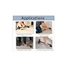 ZY457 18 Inch Economy Carpet Stretcher Knee Kicker with Protective Buffer Pad, Black
