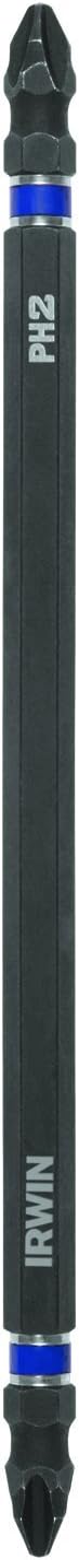 IRWIN IRWIN Tools IMPACT Performance Series Double-Ended Screwdriver Power Bit, #2 Phillips, 6-inch length, 10-Pack (1871089)