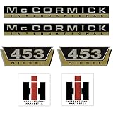  IHC McCormick 453 Diesel Gold Groß - Traktor Schlepper Aufkleber Klebefolie