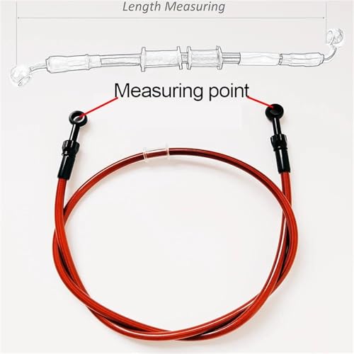 Flexible frein hydraulique anti-dilatation M10 pour restaurer le freinage des motos - 4