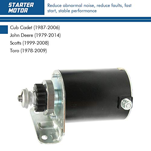 image for TOPSCOPE Starter Motor Replaces 1972-2002 7HP-18HP Engines with OE Par