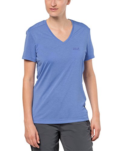 Jack Wolfskin Women's Crosstrail t T-Shirt Short sleeve, Medium, Pale Purple