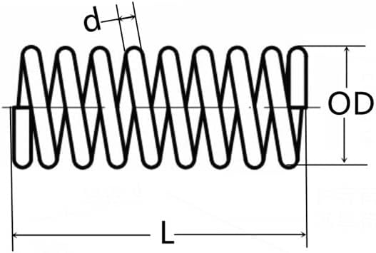 10 個 1.8*14* 15/20/25/30/35/40/45/50mm スプリング 1.8mm ステンレス鋼マイクロスモール圧