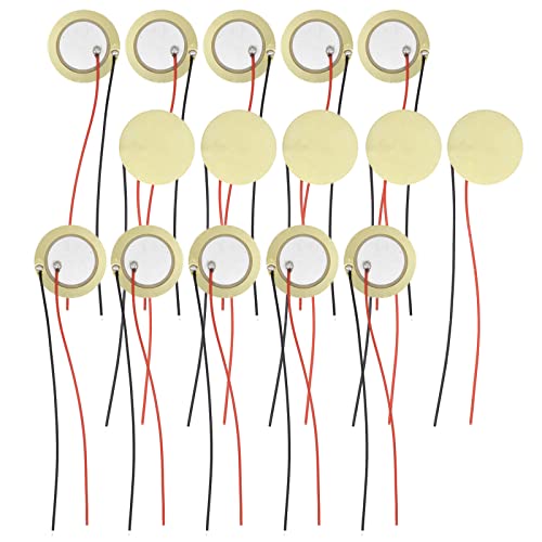 Pack of 15 Piezo Discs Transducer for Microphones