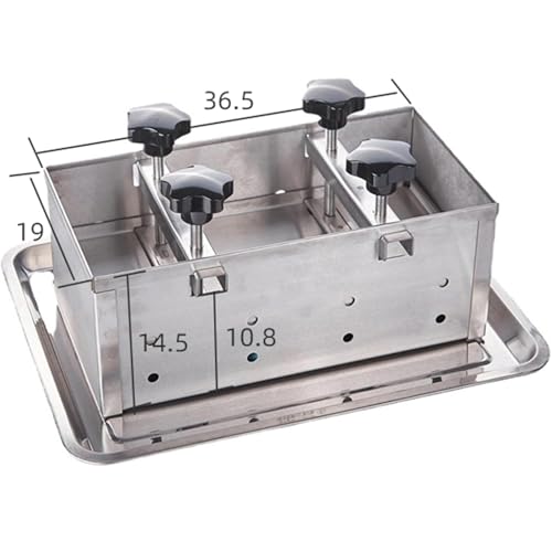 Molde para carne picada de acero inoxidable ideal para barbacoa familiar 6