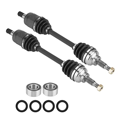 Chabushi Front CV Axle Shaft with Wheel Bearing Set for Honda Foreman 450 (TRX450) 1998 1999 2000 2001 2002 2003 2004 42220-HN0-A01, 42250-HN0-A01, 42350-HN0-671, 42350-HN0-A01