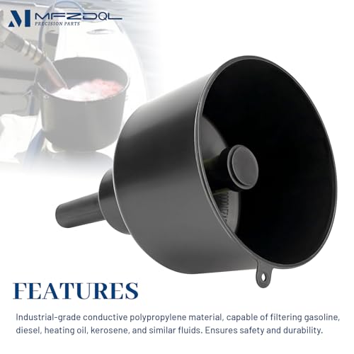 MFZDQL AF8CB Portable Fuel Filter Funnel 8 GPM - Image 3
