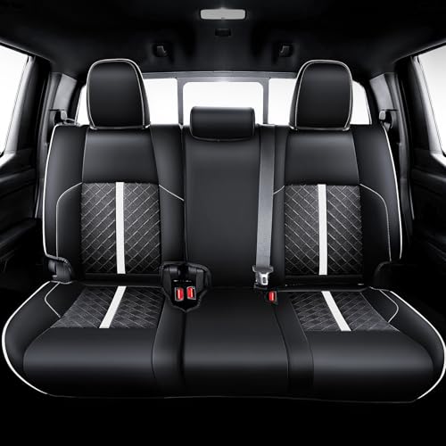 Image of Leather Seat Covers Custom Fit for Tacoma Gen 4th (2024-2026) Double Cab | Custom Fit for SR, SR5, TRD PreRunner, TRD Sport, TRD Off-Road, Limited, Trailhunter - Fully Covered - Fit Like a Glove