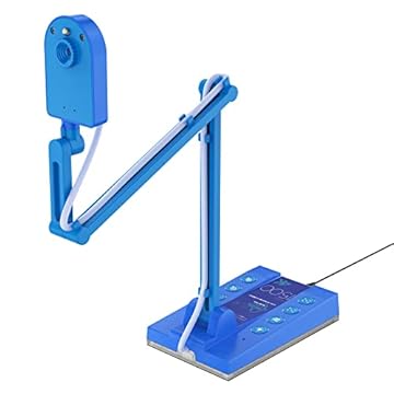 Mirabox Câmera de documentos 4K Ultra HD 3 em 1 15 MP USB / webcam/visualizador, compatível com Mac OS, Windows, Chromebook para demonstração ao vivo, webconferências, ensino à distância, ensino
