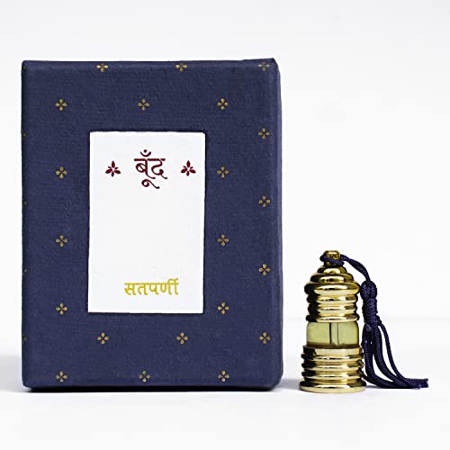 Image of Boond Fragrances Satparni (SaptparniTree) Attar | Fresh And Soothing Fragrance of Saptaparini Tree| GI Tagged | Unisex Organic Perfume - 3ml