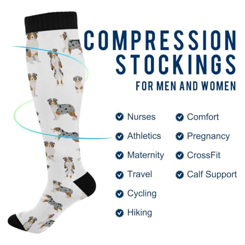 Image of Fisyme Socks for Women Men Warm Comfort Athletic Crew Running Hiking Cycling Compression Socks