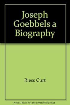 Paperback Joseph Goebbels : a biography. Book
