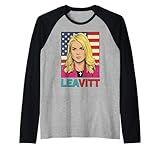Karoline Leavitt Portrait Raglan Baseball Tee
