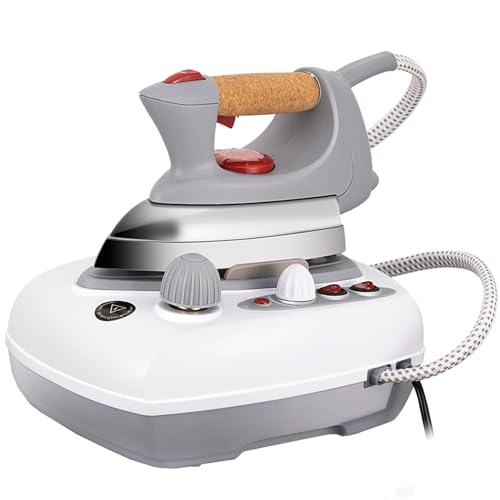 Steam Iron 2000W, 600ml Water Tank, Rapid Heating, Ceramic Coated, Three-Speed Temperature Adjustment, Self-Cleaning for Home, Crafts, Travel