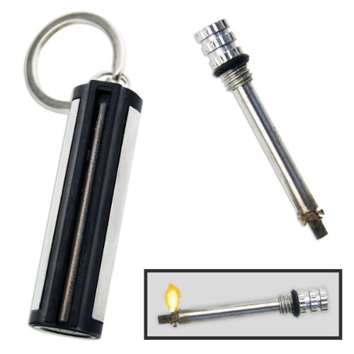 Pocket Fire Starter Works Like Match - Real Flame - 15,000 Lights
