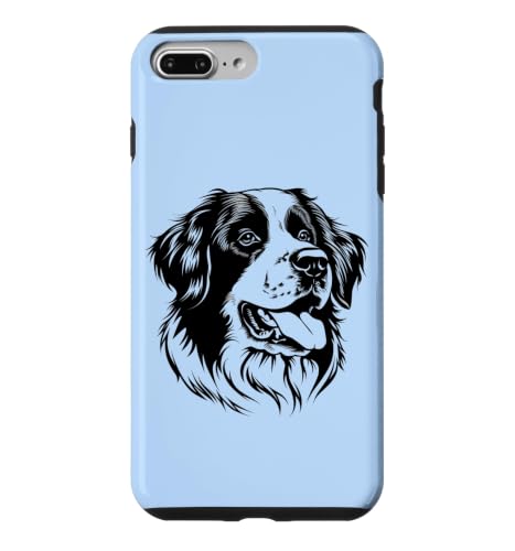 Mens Womens Kids Minimalist Logo Saint Bernard Dog Lover �X�}�z�P�[�X iPhone 7 Plus/8 Plus �p