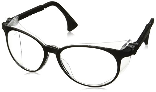 Uvex S4000C Flashback Safety Eyewear, Black Frame, Clear UV Extreme Anti-Fog Lens