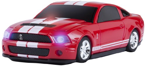Road Mice Ford Shelby HP Wireless Mouse, Red/White Stripes (HP-11FDSHRXW)