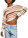 Gestreift Pepe Jeans Damen Frances Sweater Long Sleeves Knits, Multicolour (Multi), L