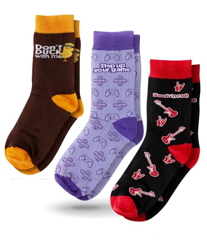 Calcetines divertidos de algodón natural con diseños exclusivos en talla 41-46