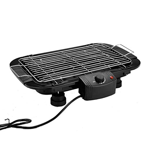 QJXSAN Electric Grill Home Smokeless BBQ Grill Portable Electric Burning Adjustable Temperature Control Balcony Indoor Garden