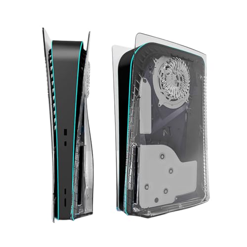 Boîtier des plastrons pour PS5 transparent pour intégration setup gaming