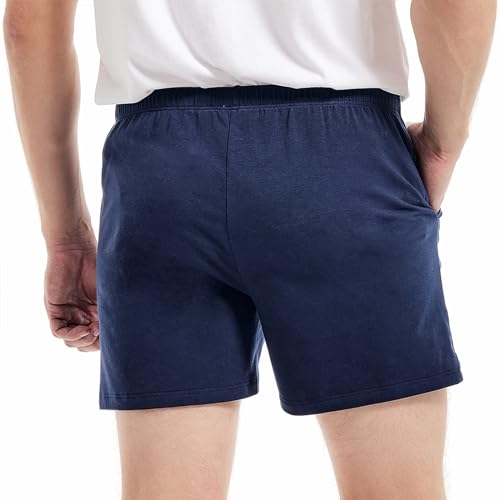 Image of AIMPACT Men's 4 inch Inseam Sleep & Lounge Pajama Shorts with Pockets