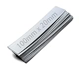 50 Nickel-Streifen, 0,1 mm dick, 100 mm lang und 20 mm breit, Nickel-Legierung zum Punktschweißen von Batteriezellen und anderen Gebrauchsgegenständen