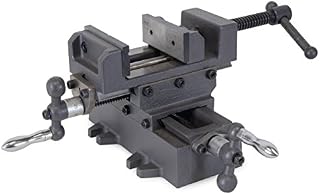 WEN 413CV 3.25" Compound Cross Slide Industrial Strength Benchtop and Drill Press Vise