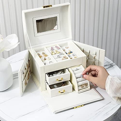 Boîte à bijoux grand format pour sublimer votre coiffeuse et ordonner vos boucles - 4