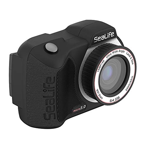 Image of SeaLife Micro 3.0 64GB, 16mp, 4K Underwater Camera for Underwater Photography and Video, Easy Set-up, Wireless Transfer; Includes case, Wrist Strap