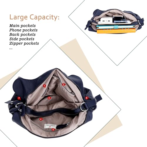 Image of Angelkiss Hobo Purses and handbags for Women Satchel Handbag Women Purses Large Daily Shoulder Bags