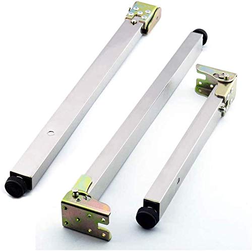 Pieds télescopiques en métal avec support de levage push-pull robuste - 5