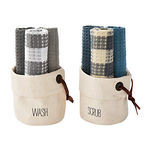Serviettes Mud Pie avec support toile de qualité premium - 3