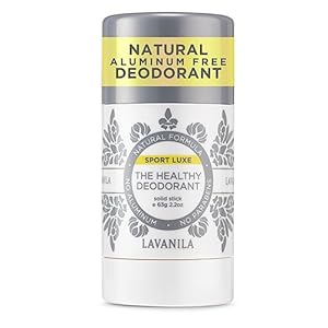 Lavanila Aluminum Free Sport Luxe Deodorant, 2oz – The Healthy Deodorant for Men & Women – Triple Odor Protection, Fresh Scent Solid Stick, Vegan