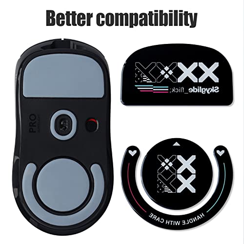 Patins de mouse Superglide feitos de vidro ultra-impecável, kit de atualização de mouse profissional